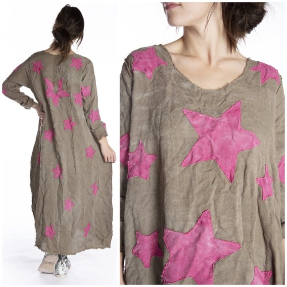 MAGNOLIA PEARL Cassiel Maxi Star Dress One Size - Picture 2 of 8